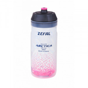 Bidon ZEFAL Arctica 55 Grip-Cap 550ml - Silver/Light pink