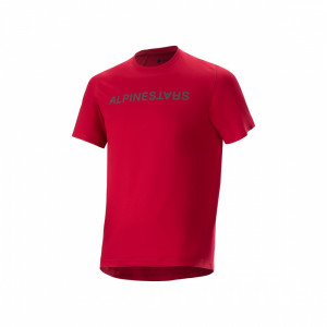 Bluza Alpinestars A-Aria Switch SS Jersey Red Fluo L - Img 2