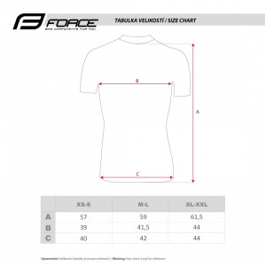Bluza Corp cu Maneci Scurte Force Summer Black M-L - Img 3