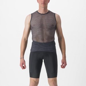 Bluza corp fara maneci Castelli Miracolo Wool SL, Gri, L - Img 3