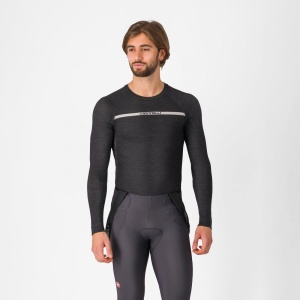 Bluza de corp Castelli Merino Seamless, Negru, XXL