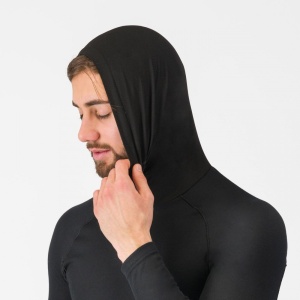 Bluza de corp cu guler Castelli Flanders Neck Warm Negru S - Img 3