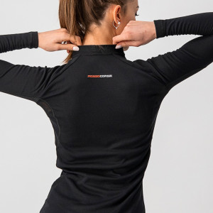 Bluza de corp cu maneca lunga Castelli Flanders 2W Warm, de dama, Negru, L - Img 5