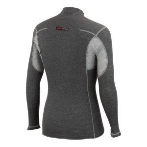 Bluza de corp cu maneca lunga Castelli Flanders Warm LS, Gri, L