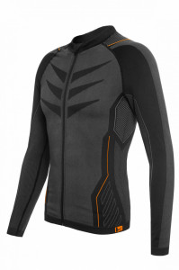 Bluza termica FUNKIER Campania Elite - Gri/Portocaliu M/L - Img 2