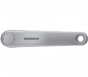 BRAT PEDALIER SET SHIMANO STEPS FC-E5000 165MM FARA FOAIE INCL. SURUBURI DE FIXARE COMPATIBIL CHAINCASE GRI VRAC