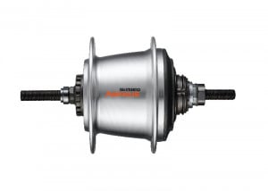 BUTUC CU VITEZE INTERNE SHIMANO NEXUS SG-C3001-7R 7 VIT. 36H 130X182MM PT. FRANA ROLLER ARGINTIU SILVER VRAC