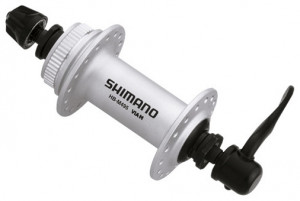 BUTUC FATA SHIMANO ALIVIO HB-M495S 36H OLD 100MM AX 108MM QR 133MM NEGRU CU PROTECTIE PT. MONTURA DISCULUI ARGINTIU AMBALAT IND.
