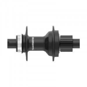 BUTUC SPATE SHIMANO FH-MT410-B 36H 12 VIT. OLD 148MM AX E-THRU AX 12MM (FARA AX) PT. ROTOR CENTER LOCK FARA PIULITA DE STRANGERE FARA PROTECTIE PT. MONTURA DISCULUI NEGRU AMBALAT IND.