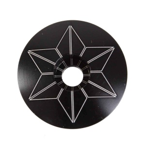 Capac furca SUPACAZ Star - carbon (anodized)