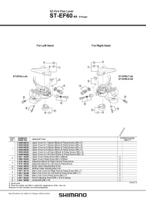CAPAC SUPERIOR SHIMANO ST-EF60 7 VIT. ARGINTIU & SURUBURI DE FIXARE M3X5 - Img 2