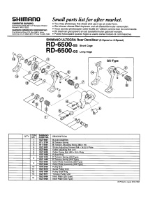 CAPAT ETANS PT. ROLE SCHIMBATOR SPATE SHIMANO RD-MT62