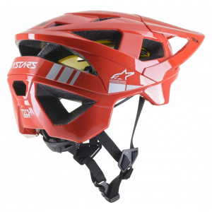 Casca Alpinestars Vector Tech A2 Red / Gray Glossy S - Img 2