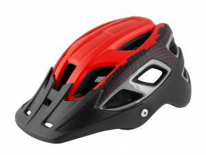 Casca Force Aves MTB E-bike, Rosu/Negru Mat L-XL (58-61 cm) - Img 2