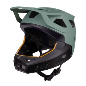Casca Force DROP downhill, verde-negru XS-S