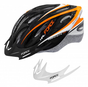 Casca Force Hal Black/portocaliu/White XS-S (48-54 cm) - Img 3