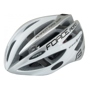Casca FORCE ROAD Alb/gri S-M (54-58 cm) - Img 9