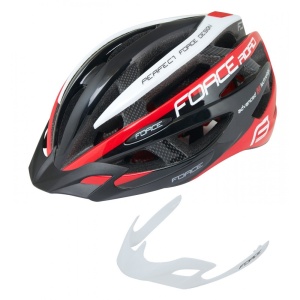 Casca Force Road Junior negru/rosu/alb XS-S (48-54 cm) - Img 6