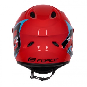 Casca Force Tiger Downhill Red/Black/Bleu S-M (57-58 cm) - Img 8