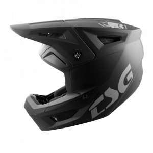 Casca Full Face TSG Sentinel Solid Color - Satin Black M - Img 3