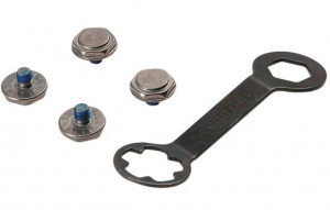 CRAMPOANE PT. PANTOFI SHIMANO SH-M230 ARGINTIU INCL. SPANNER 2 PER.
