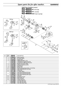 E-RING SHIMANO RD-M800 3MM - Img 2