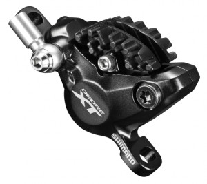 ETRIER FRANA PE DISC SHIMANO DEORE XT BR-M8000 HIDRAULICA FARA ADAPTOR FATA SAU SPATE PLACUTE RESIN J02A CU ARIPIOARE DE RACIRE AMBALAT IND.