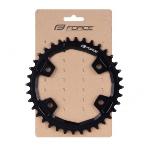 Foaie angrenaj Force NW 36T BCD 96, 4 bolt, negru - Img 3
