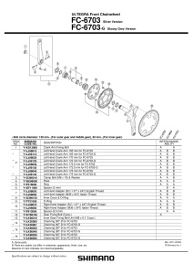 FOAIE SHIMANO FC-6703 30T-D - Img 2