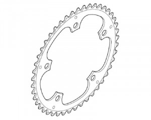FOAIE SHIMANO FC-S501 42T ARGINTIE