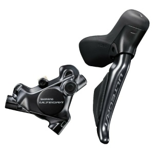 FRANA PE DISC SET ASAMBLAT SHIMANO /J-kit DIRECT ULTEGRA ST-R8170(R) BR-R8170(R) FARA ADAPTOR PT. 25MM MNT PLACUTE RESIN CU ARIPIOARE DE RACIRE CU INSERTIE DE CONECTARE FURTUN 1700MM(SM-BH90 BLK) 6 GROUP AMBALAT IND.
