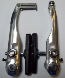FRANA V-BRAKE SHIMANO BR-MC40 SPATE SURUBURI 18.5MM INCL. GHIDAJ CABLU 45/90/135 DEG AMBALAT IND.