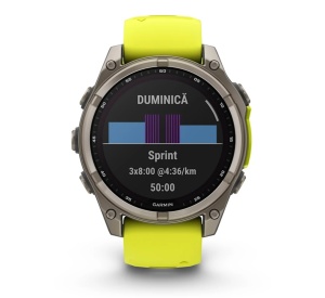 Garmin Fenix 8 - 47mm, Solar Sapphire Yellow/Graphite - Img 5