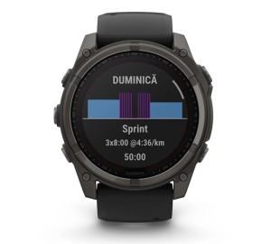 Garmin Fenix 8 - 51mm, Solar, Sapphire Gri Carbon - Img 2