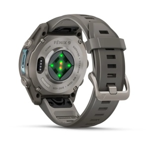 Garmin Fenix 9 - 43mm Titan cu curea din silicon Pebble Gray - Img 11