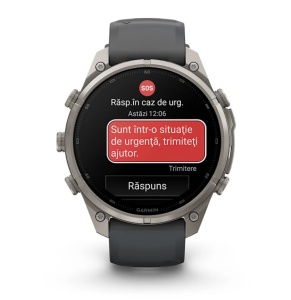 Garmin Fenix 9 Pro - inReach, 47mm Titan, cu curea din silicon Graphite/negru - Img 7