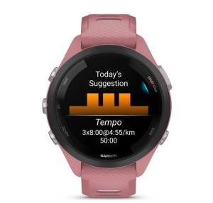 Garmin Forerunner 265S Ramă neagră cu carcasă roz deschis şi curea din silicon roz deschis/gri pudră - Img 6