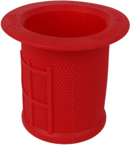 Half Waffle Coozie w/ Liner, red