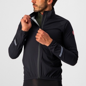 Jacheta de ploaie Castelli Emergency 2 Rain, Negru, XL - Img 7