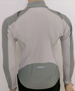 JACHETA WIND STOPPER SHIMANO MTB SOFT SHELL FEMEI SAND GRAY / LIME GREEN (S11) - Img 2