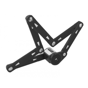 Lacat pliabil Force Fold 80 cm 6 elemente negru cu suport - Img 6