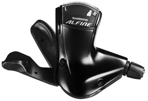 MANETA DE SCHIMBATOR SHIMANO ALFINE SL-S7000-8 DREAPTA 8 VIT. CAMASA NEAGRA 2100MM PT. CJ-S7000-8 NEGRU AMBALAT IND.