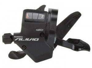 MANETA DE SCHIMBATOR SHIMANO ALIVIO SL-M430 STANGA:3-VIT. CU OGD CABLU 1800MM STAINLESS CAMASA NEAGRA SP40 600MM AMBALAT IND.