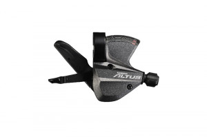 MANETA DE SCHIMBATOR SHIMANO ALTUS SL-M370-R DREAPTA 9 VIT. CABLU 2050MM O.G.D. NEGRU VRAC