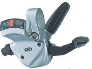 MANETA DE SCHIMBATOR SHIMANO DEORE XT SL-M751-L DREAPTA 9 VIT. CABLU 2050MM OGD SHIMANO LOGO NEGRU VRAC