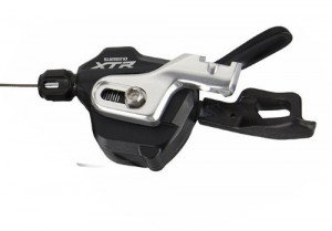 MANETA DE SCHIMBATOR SHIMANO XTR SL-M980-I STANGA 3 VIT. PRINDERE DIRECTA PE MANETA DE FRANA FARA OGD CABLU 1800MM CAMASA NEAGRA 1200MM AMBALAT IND.