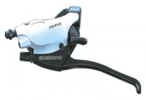 MANETA SCHIMBATOR/FRANA SHIMANO ST-R223 STANGA 3 VIT. CABLU 1800MM PT. FRANA CALIPER/CANTI/ROLLER VRAC