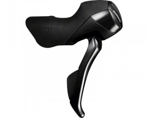 MANETA SCHIMBATOR/FRANA SHIMANO ST-RS405 DREAPTA 10 VIT. MANETA DE FRANA HIDRAULICA CABLU DE SCHIMBATOR 2300MM DARK GRAY AMBALAT IND.