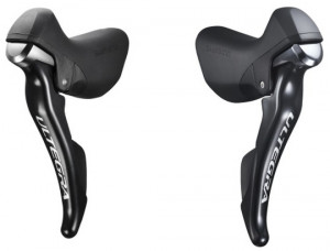 MANETA SCHIMBATOR/FRANA SHIMANO ULTEGRA ST-6800 11X2 VIT. CABLU SCHIMBATOR/FRANA LUNGIME STANDARD (NEGRU) AMBALAT IND.