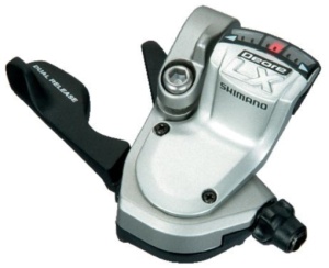 MANETA SCHIMBATOR SHIMANO SL-M580 DEORE LX STANGA 3-VIT. CABLU 1800MM CU OPTICAL GEAR DISPLAY VRAC
